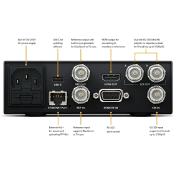 Blackmagic Design HyperDeck Studio Mini Ultra HD Broadcast Deck - Image 5